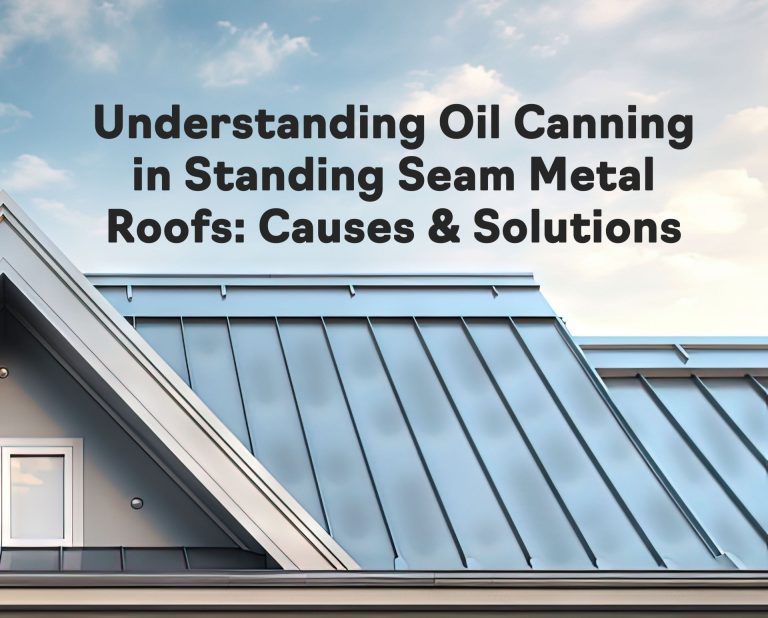 Understanding Oil Canning in Standing Seam Metal Roofs: Causes & Solutions​